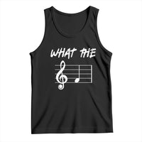 Funny What The F Musical Note Tank Top Funny Musician Gift - Wonder Print Shop