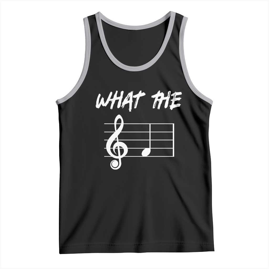 Funny What The F Musical Note Tank Top Funny Musician Gift - Wonder Print Shop