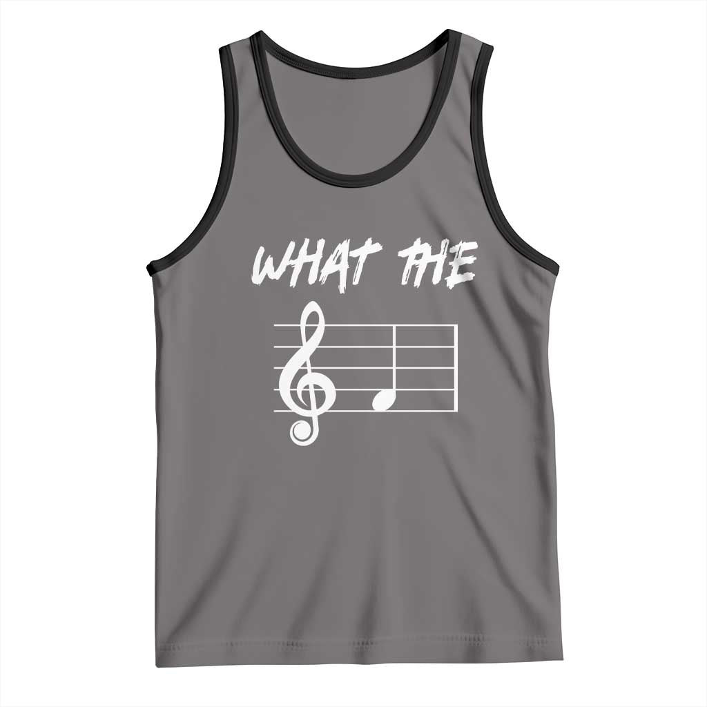 Funny What The F Musical Note Tank Top Funny Musician Gift - Wonder Print Shop
