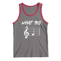 Funny What The F Musical Note Tank Top Funny Musician Gift - Wonder Print Shop