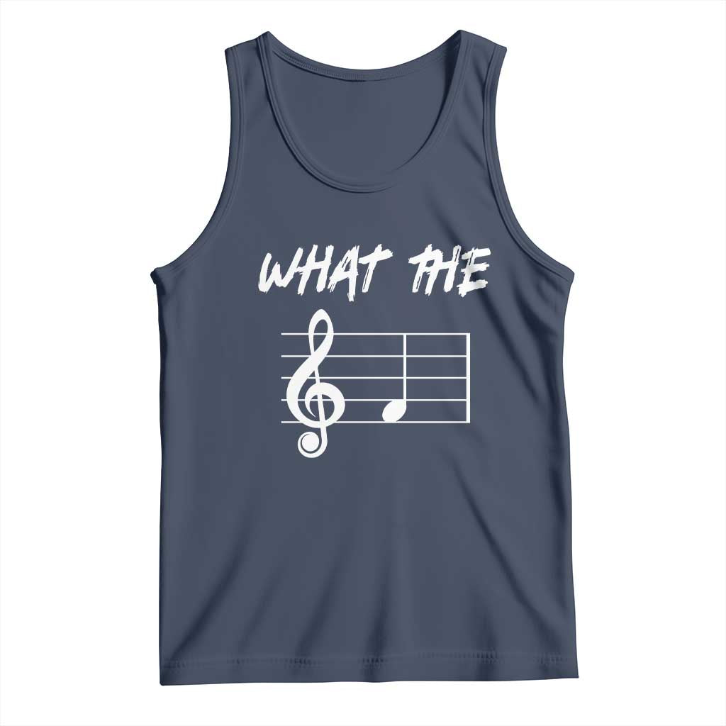 Funny What The F Musical Note Tank Top Funny Musician Gift - Wonder Print Shop