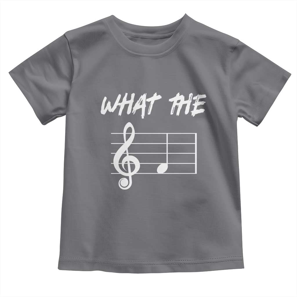 Funny What The F Musical Note Toddler T Shirt Funny Musician Gift - Wonder Print Shop