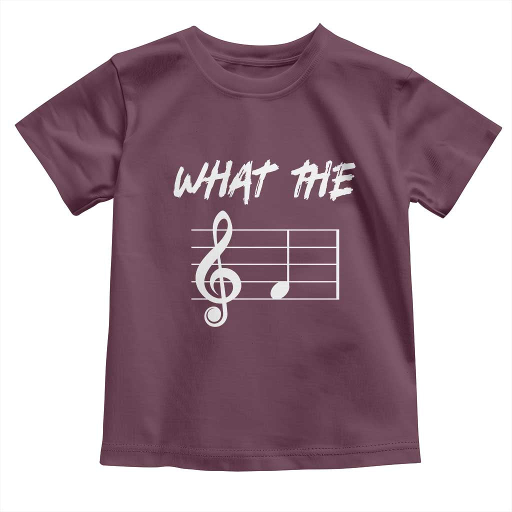 Funny What The F Musical Note Toddler T Shirt Funny Musician Gift - Wonder Print Shop