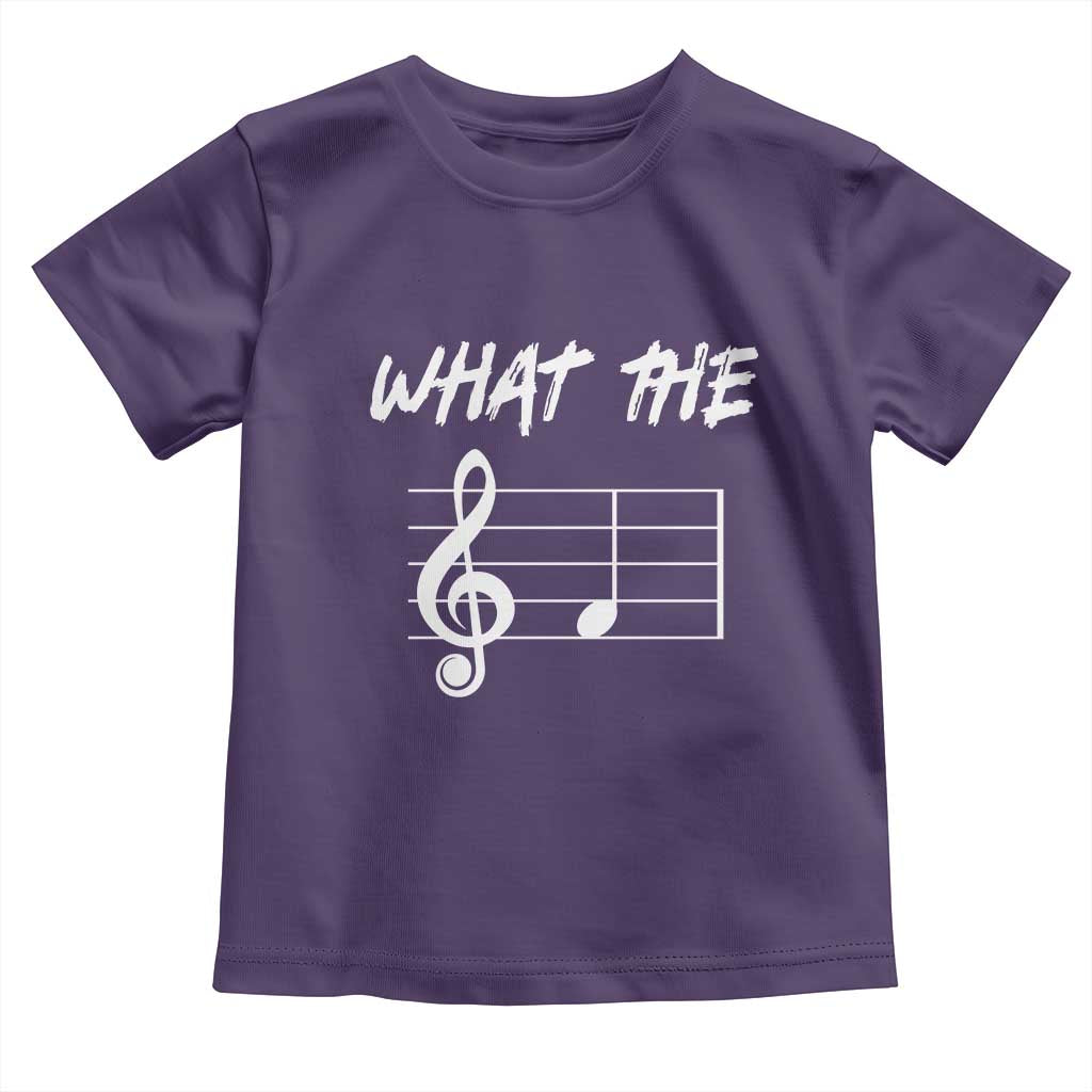 Funny What The F Musical Note Toddler T Shirt Funny Musician Gift - Wonder Print Shop