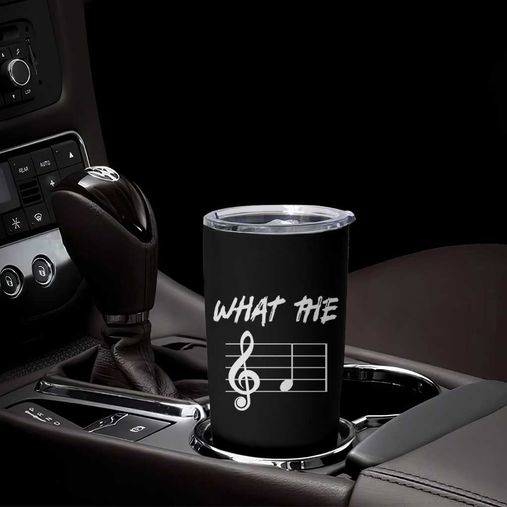 Funny What The F Musical Note Tumbler Cup Funny Musician Gift - Wonder Print Shop
