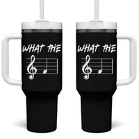 Funny What The F Musical Note Tumbler With Handle Funny Musician Gift - Wonder Print Shop