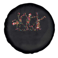 Subtle FDT Christmas Skeleton Spare Tire Cover Hidden Message Funny Political Satire Dancing Skeletons - Wonder Print Shop