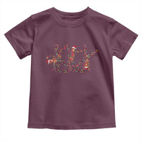 Subtle FDT Christmas Skeleton Toddler T Shirt Hidden Message Funny Political Satire Dancing Skeletons - Wonder Print Shop