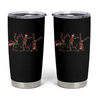 Subtle FDT Christmas Skeleton Tumbler Cup Hidden Message Funny Political Satire Dancing Skeletons - Wonder Print Shop