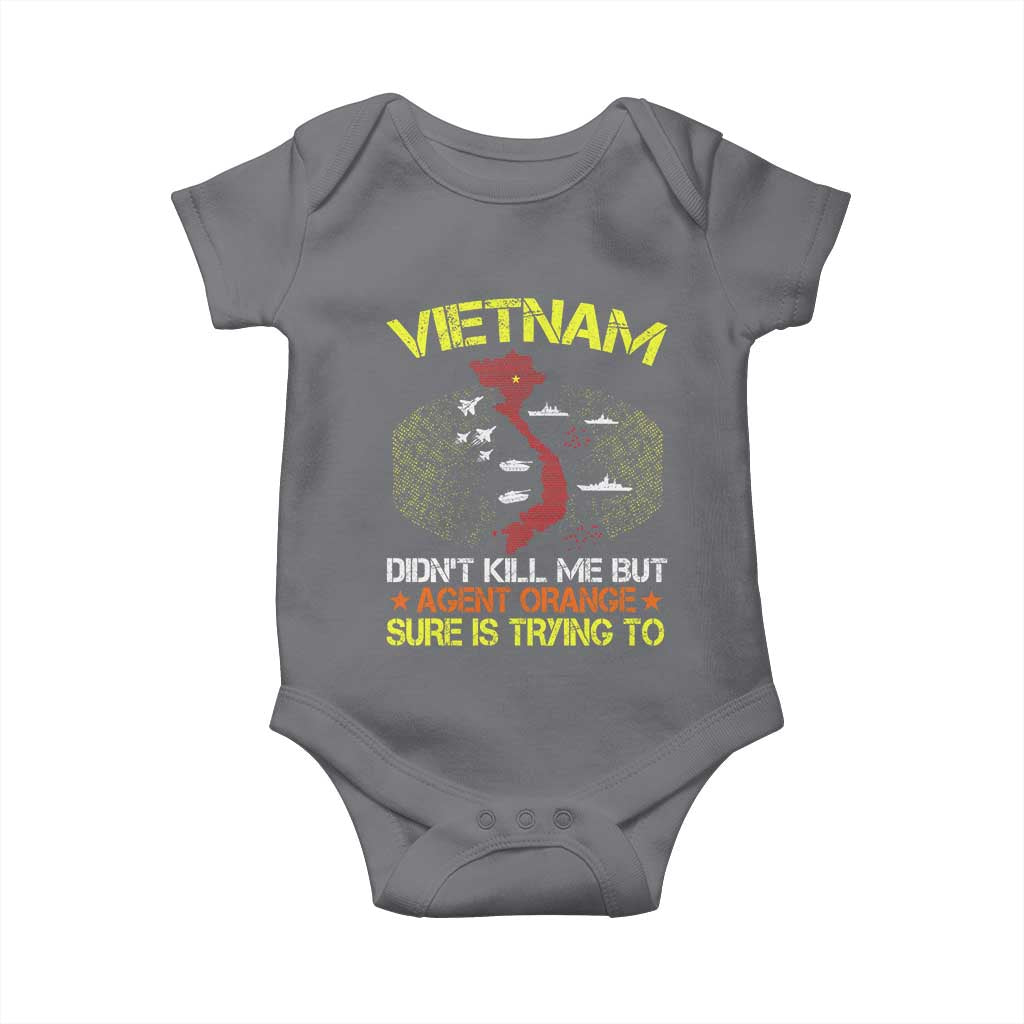 Agent Orange Dioxin Baby Onesie Vietnam Veteran Vet Gifts - Wonder Print Shop
