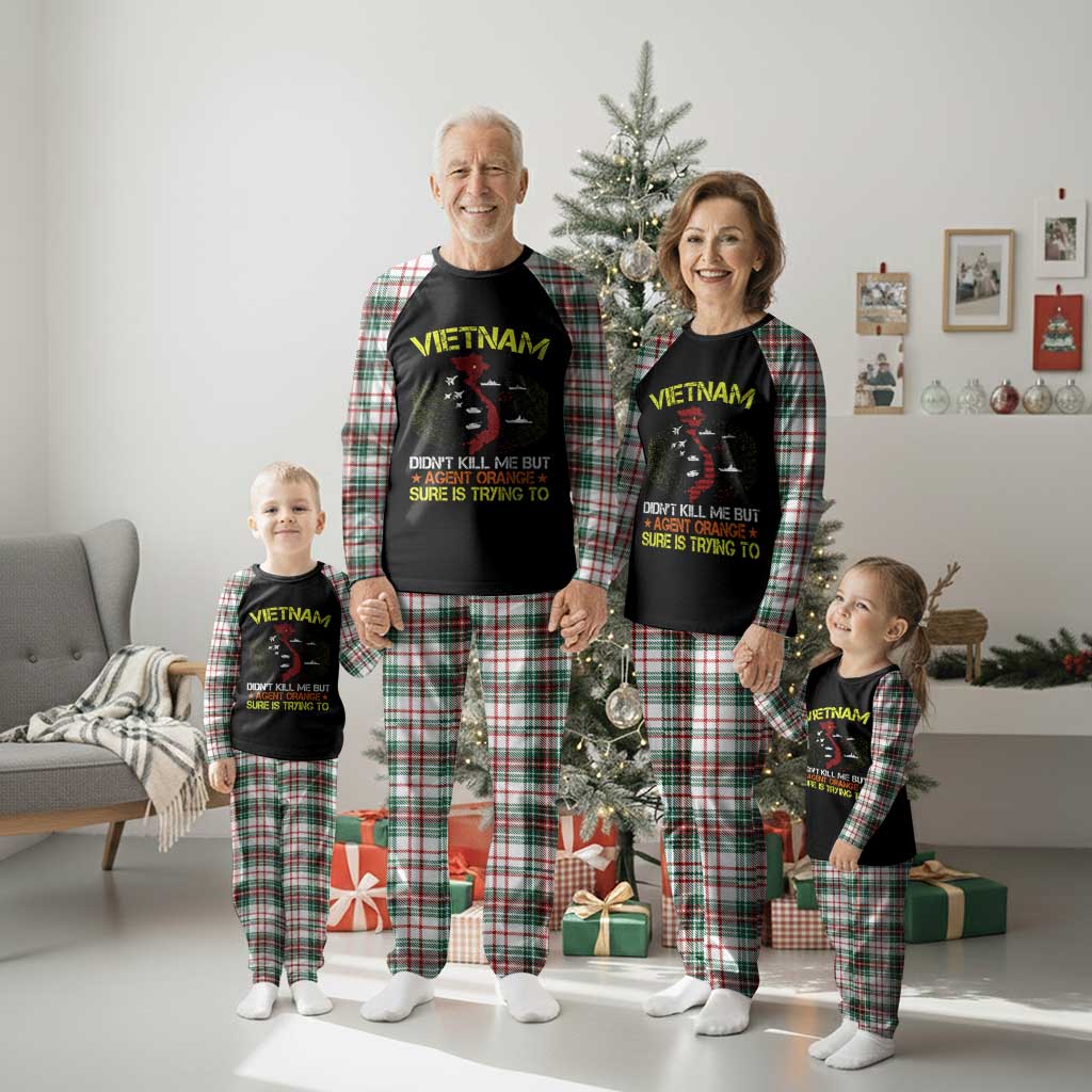 Agent Orange Dioxin Plaid Pajama Set Vietnam Veteran Vet Gifts - Wonder Print Shop