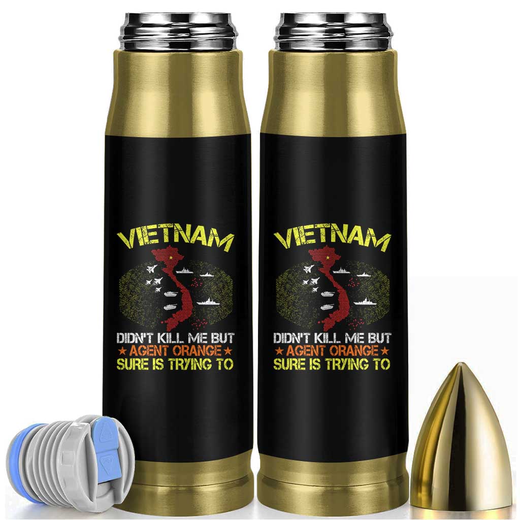 Agent Orange Dioxin Bullet Tumbler Vietnam Veteran Vet Gifts - Wonder Print Shop