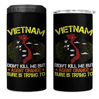 Agent Orange Dioxin 4 in 1 Can Cooler Tumbler Vietnam Veteran Vet Gifts - Wonder Print Shop