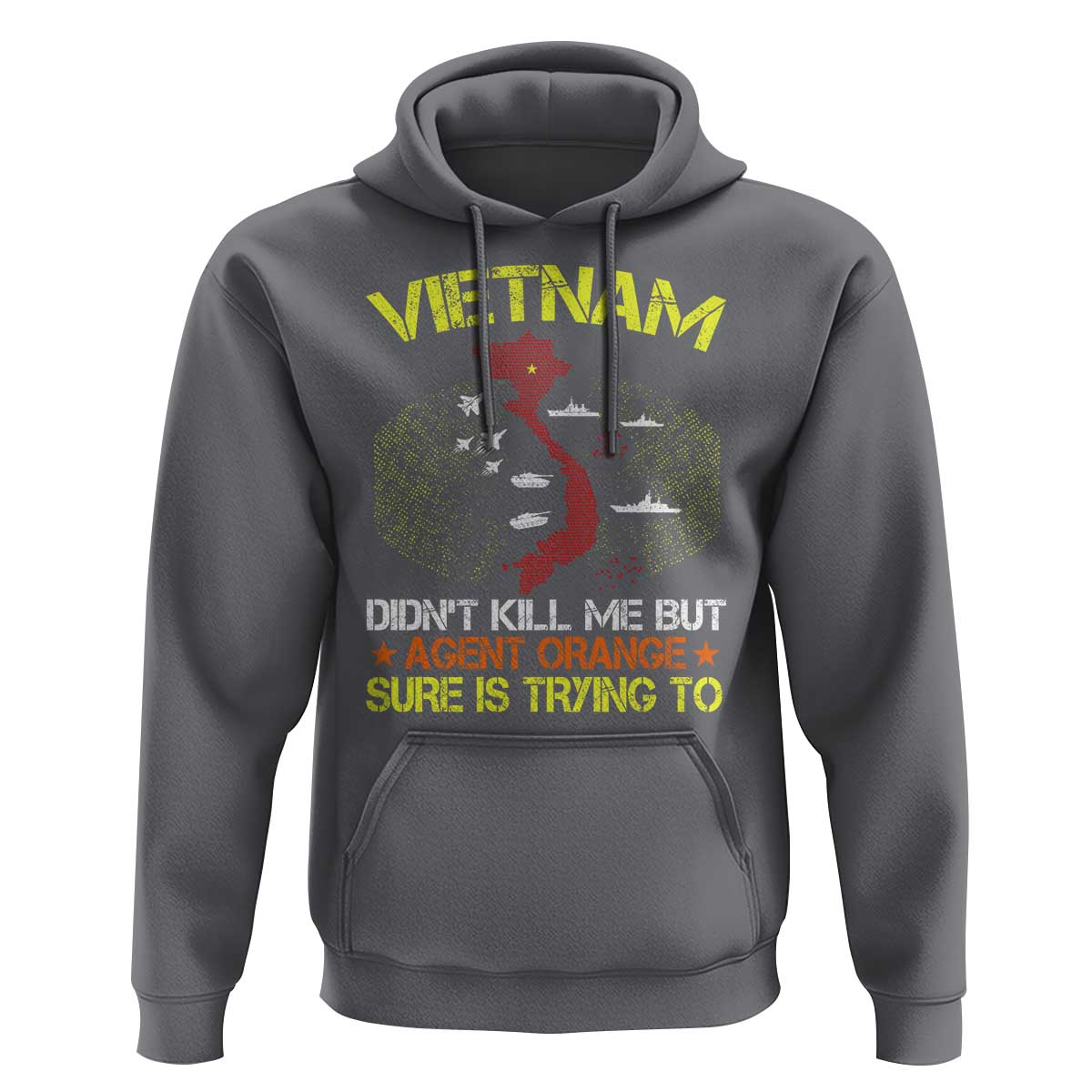 Agent Orange Dioxin Hoodie Vietnam Veteran Vet Gifts - Wonder Print Shop