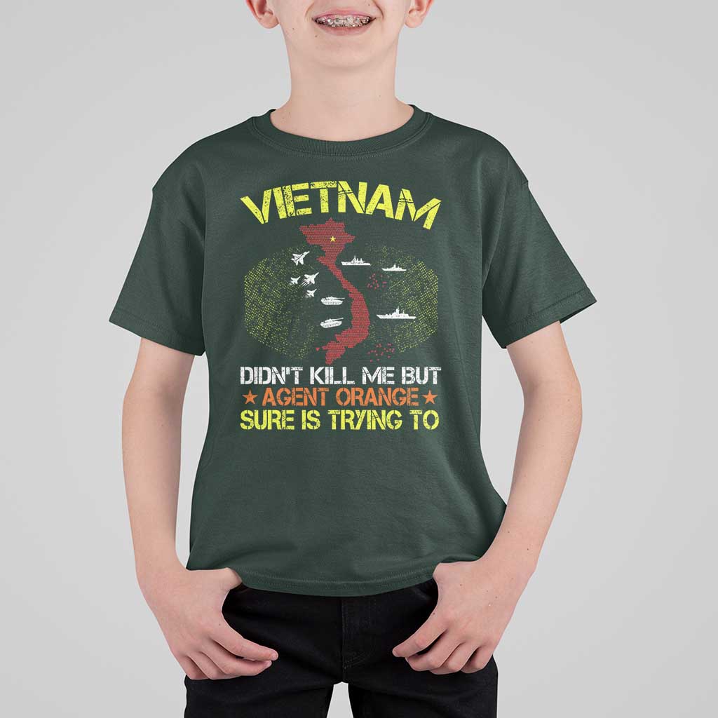 Agent Orange Dioxin T Shirt For Kid Vietnam Veteran Vet Gifts - Wonder Print Shop