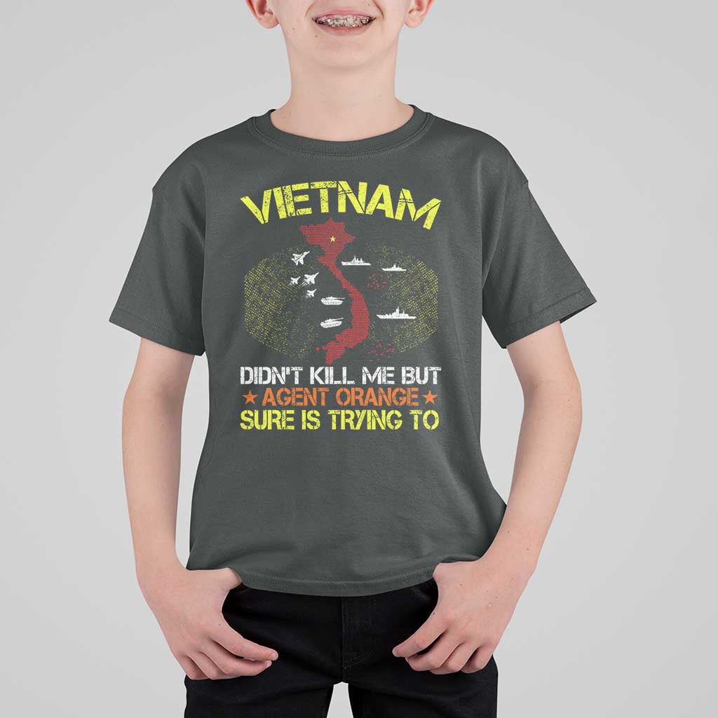 Agent Orange Dioxin T Shirt For Kid Vietnam Veteran Vet Gifts - Wonder Print Shop