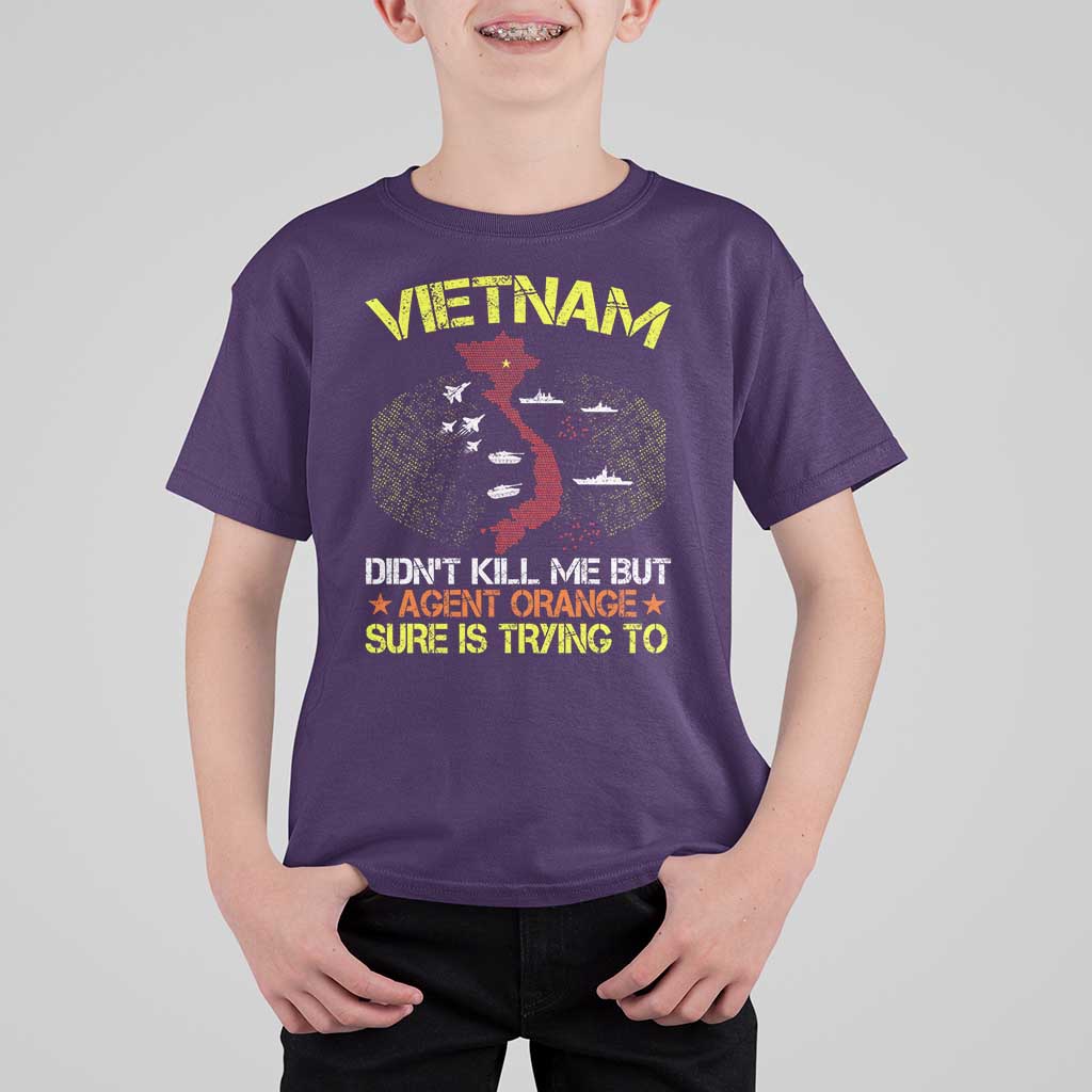 Agent Orange Dioxin T Shirt For Kid Vietnam Veteran Vet Gifts - Wonder Print Shop