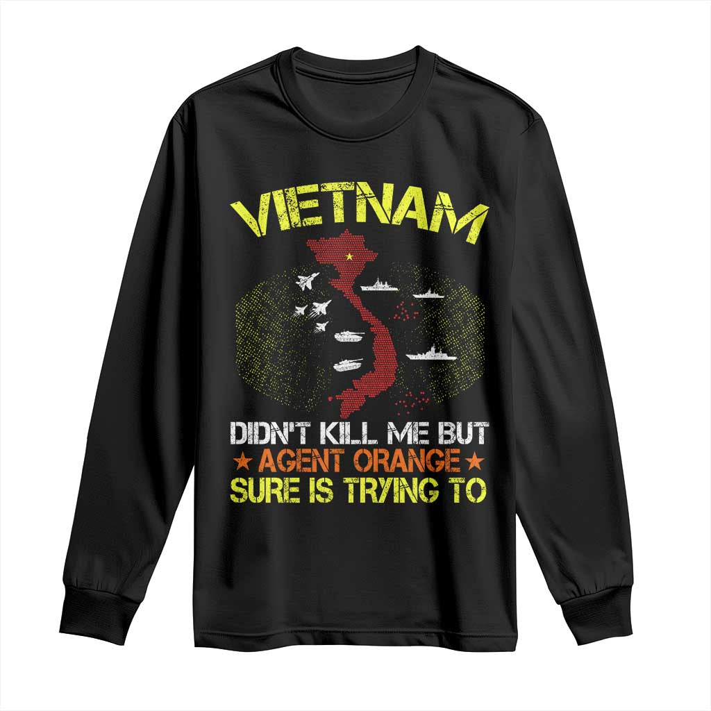 Agent Orange Dioxin Long Sleeve Shirt Vietnam Veteran Vet Gifts - Wonder Print Shop