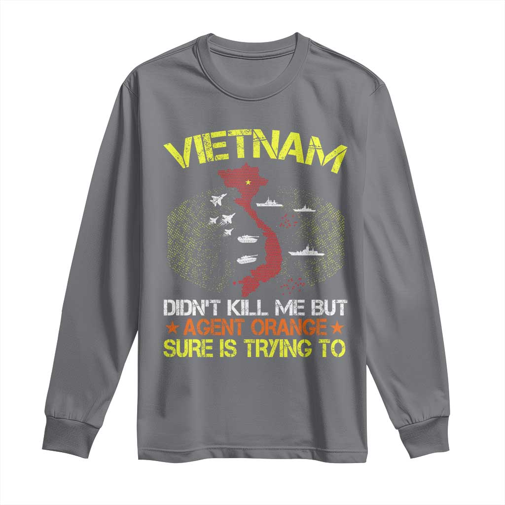Agent Orange Dioxin Long Sleeve Shirt Vietnam Veteran Vet Gifts - Wonder Print Shop
