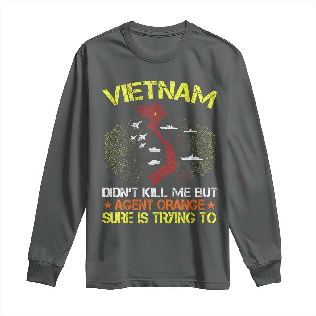 Agent Orange Dioxin Long Sleeve Shirt Vietnam Veteran Vet Gifts - Wonder Print Shop
