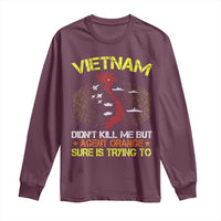 Agent Orange Dioxin Long Sleeve Shirt Vietnam Veteran Vet Gifts - Wonder Print Shop