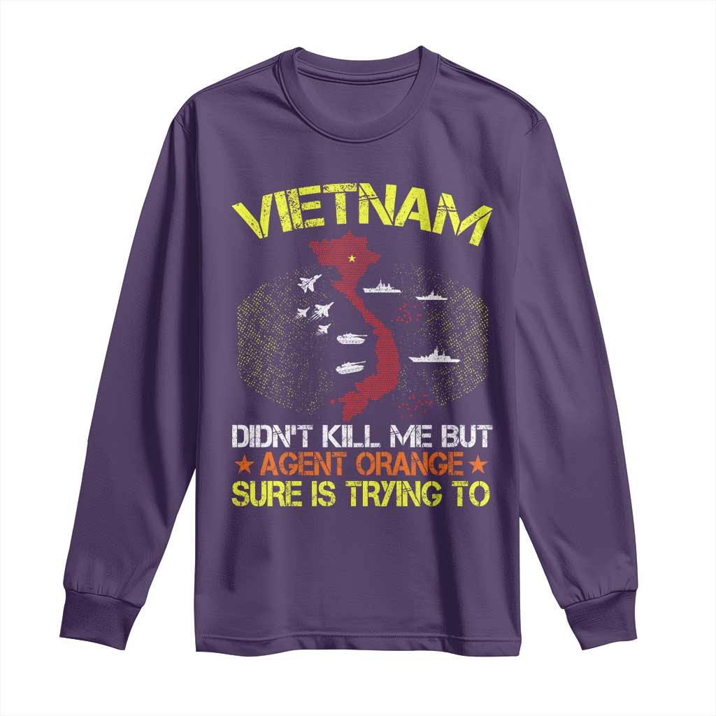 Agent Orange Dioxin Long Sleeve Shirt Vietnam Veteran Vet Gifts - Wonder Print Shop