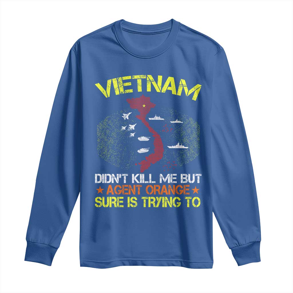 Agent Orange Dioxin Long Sleeve Shirt Vietnam Veteran Vet Gifts - Wonder Print Shop