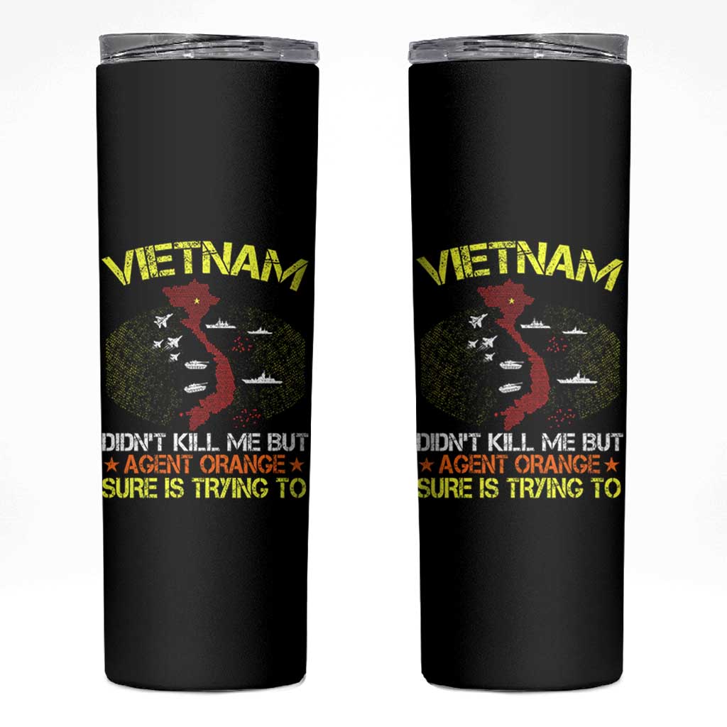 Agent Orange Dioxin Skinny Tumbler Vietnam Veteran Vet Gifts - Wonder Print Shop
