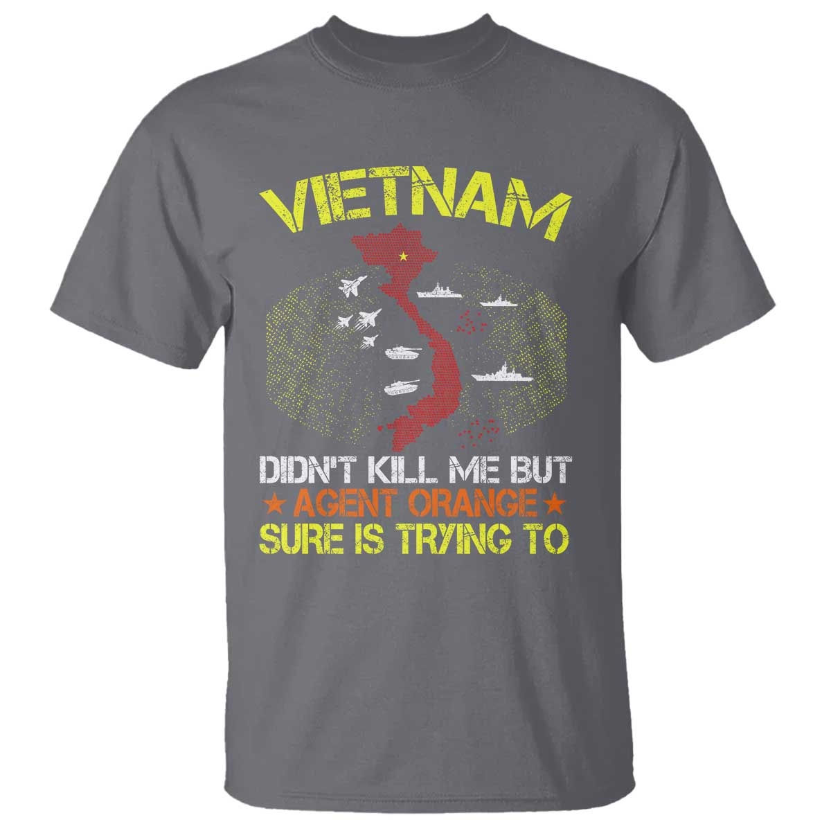 Agent Orange Dioxin T Shirt Vietnam Veteran Vet Gifts - Wonder Print Shop