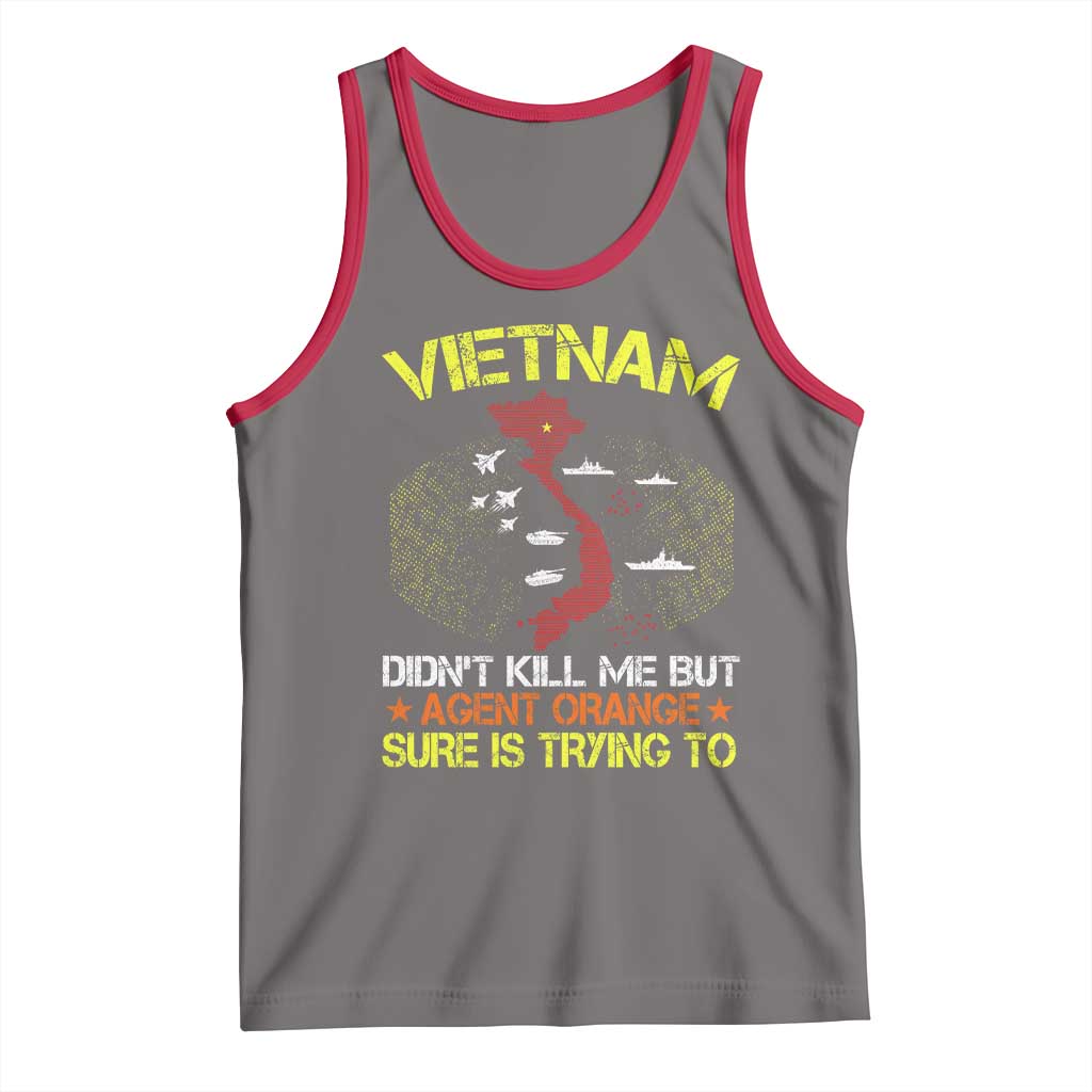 Agent Orange Dioxin Tank Top Vietnam Veteran Vet Gifts - Wonder Print Shop