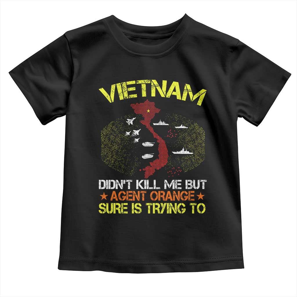 Agent Orange Dioxin Toddler T Shirt Vietnam Veteran Vet Gifts - Wonder Print Shop