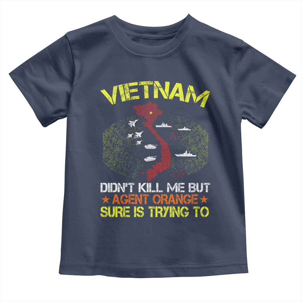 Agent Orange Dioxin Toddler T Shirt Vietnam Veteran Vet Gifts - Wonder Print Shop