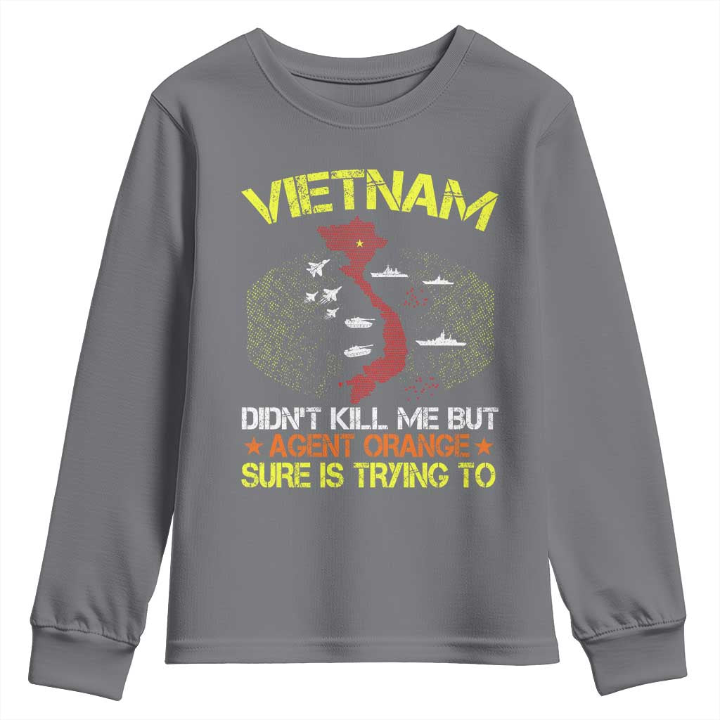 Agent Orange Dioxin Youth Sweatshirt Vietnam Veteran Vet Gifts - Wonder Print Shop