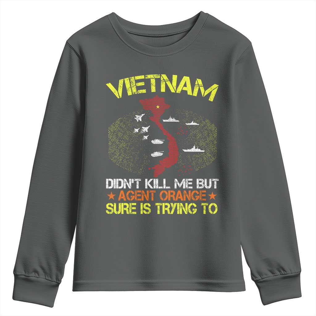 Agent Orange Dioxin Youth Sweatshirt Vietnam Veteran Vet Gifts - Wonder Print Shop