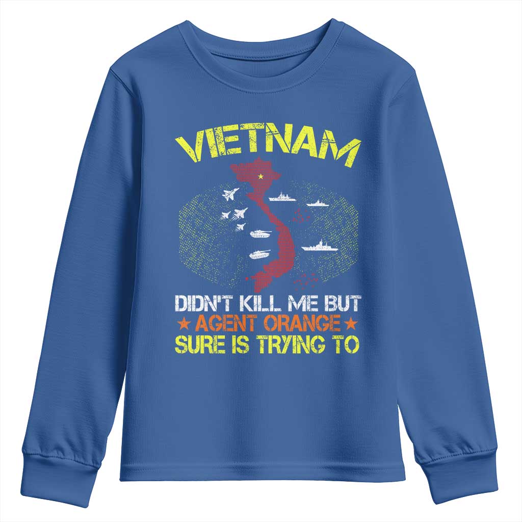 Agent Orange Dioxin Youth Sweatshirt Vietnam Veteran Vet Gifts - Wonder Print Shop