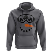 Ski Snowboard Snowman Face Hoodie Goggles Skiing Snow Ski Lover Skier - Wonder Print Shop