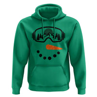 Ski Snowboard Snowman Face Hoodie Goggles Skiing Snow Ski Lover Skier - Wonder Print Shop