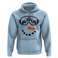 Ski Snowboard Snowman Face Hoodie Goggles Skiing Snow Ski Lover Skier - Wonder Print Shop