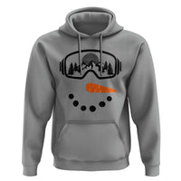 Ski Snowboard Snowman Face Hoodie Goggles Skiing Snow Ski Lover Skier - Wonder Print Shop