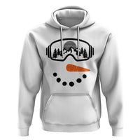 Ski Snowboard Snowman Face Hoodie Goggles Skiing Snow Ski Lover Skier - Wonder Print Shop