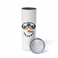 Ski Snowboard Snowman Face Skinny Tumbler Goggles Skiing Snow Ski Lover Skier - Wonder Print Shop