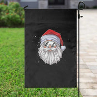 Skiing Santa Face Christmas Garden Flag Retro Ski Goggles Winter Sports Skiing Gift Snowboard - Wonder Print Shop