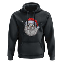 Skiing Santa Face Christmas Hoodie Retro Ski Goggles Winter Sports Skiing Gift Snowboard - Wonder Print Shop