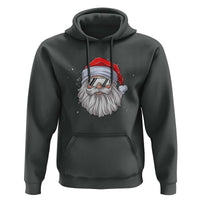 Skiing Santa Face Christmas Hoodie Retro Ski Goggles Winter Sports Skiing Gift Snowboard - Wonder Print Shop