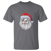 Skiing Santa Face Christmas T Shirt Retro Ski Goggles Winter Sports Skiing Gift Snowboard - Wonder Print Shop