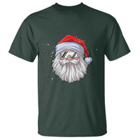Skiing Santa Face Christmas T Shirt Retro Ski Goggles Winter Sports Skiing Gift Snowboard - Wonder Print Shop