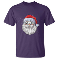 Skiing Santa Face Christmas T Shirt Retro Ski Goggles Winter Sports Skiing Gift Snowboard - Wonder Print Shop