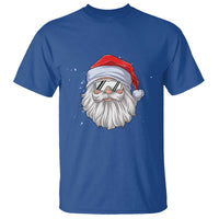 Skiing Santa Face Christmas T Shirt Retro Ski Goggles Winter Sports Skiing Gift Snowboard - Wonder Print Shop