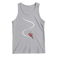 Skiing Santa Christmas Tank Top Retro Funny Ski Trip Freeride Freeski Winter Sports Skiers - Wonder Print Shop