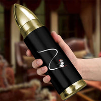 Skiing Snowman Bullet Tumbler Funny Ski Freeride Freeski Winter Sports Skiers - Wonder Print Shop